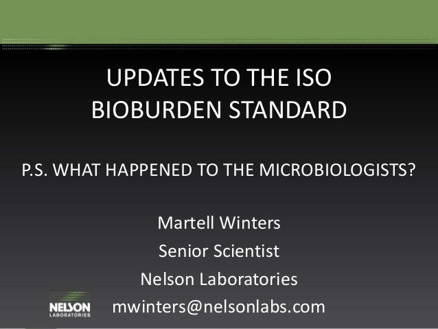 iso 11737 bioburden